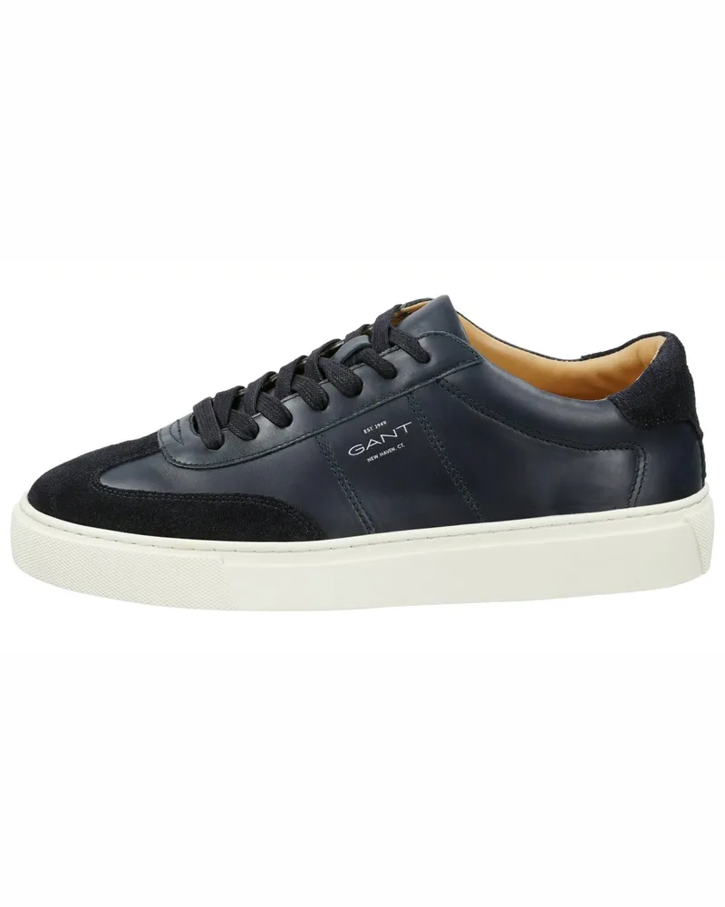 Gant Leder-Sneaker mit Velourslederakzenten in Marine