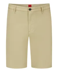 HUGO BOSS Bermudashorts aus elastischer Baumwolle Beige