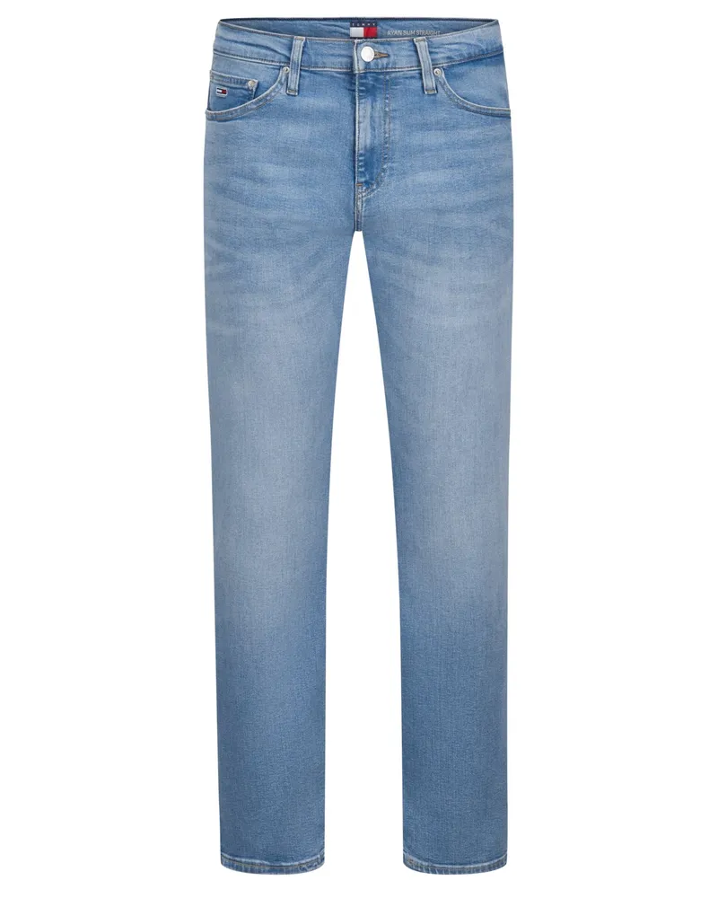 Tommy Hilfiger Helle Jeans mit dezenter Waschung, Slim Straight in Graublau