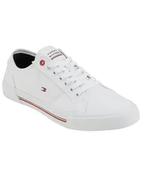 Tommy Hilfiger Low Top Sneaker aus Baumwoll-Canvas Weiß