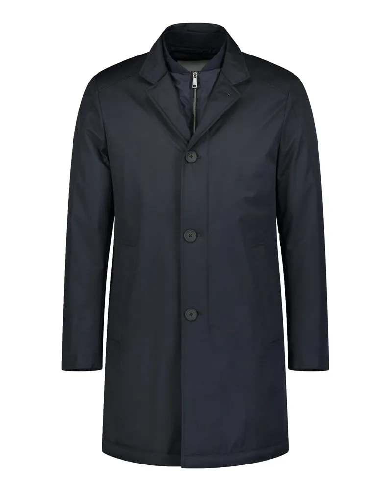 Roy Robson Leichter Funktionsmantel aus einem Nylon-Twill mit Blende in Marine