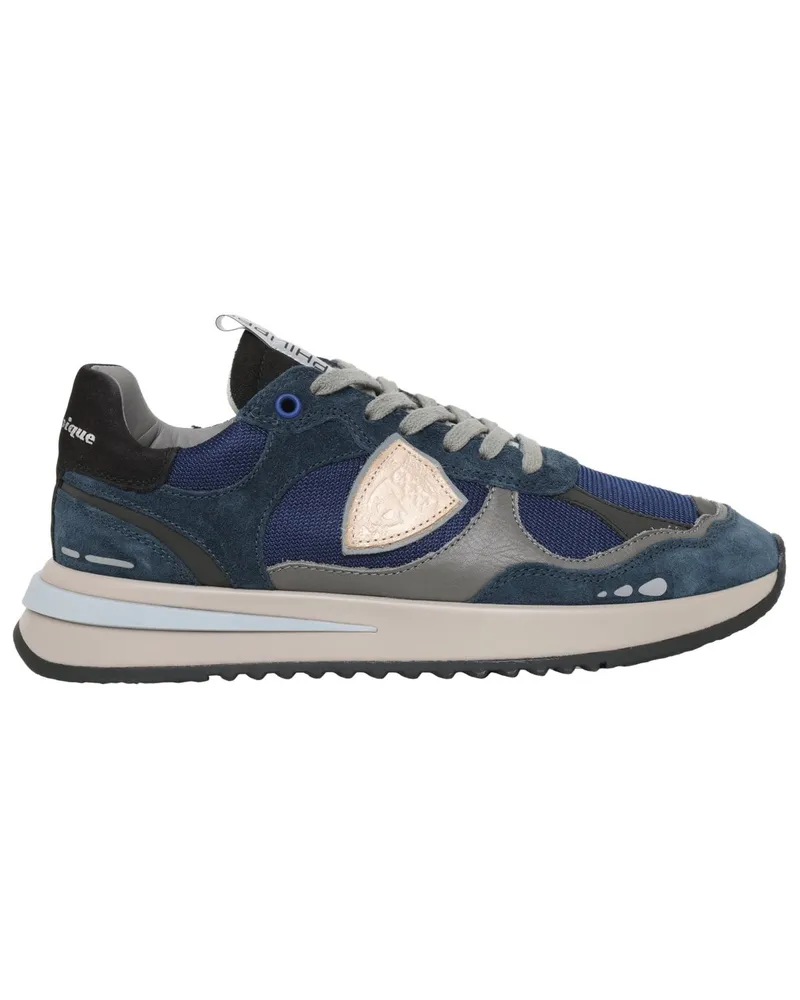 Philippe Model Runner-Sneaker Olympique mit Mesh-Einsätzen in Blau