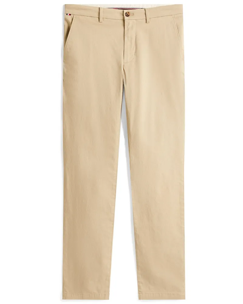 Tommy Hilfiger Chino Bleecker mit Struktur und Stretchanteil in Beige