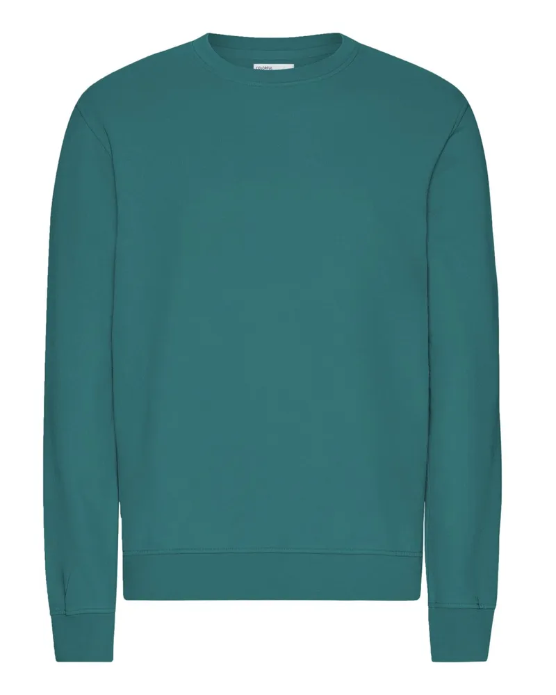 COLORFUL STANDARD Sweatshirt aus Bio-Baumwolle in Petrol