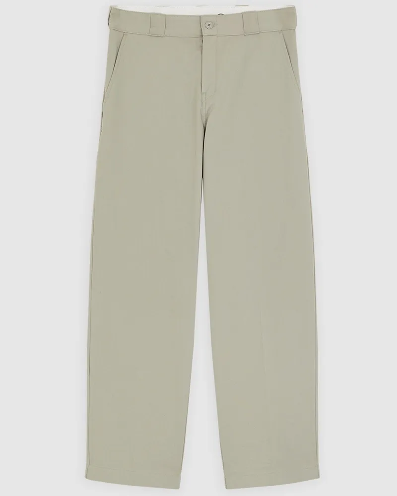 Dickies Worker-Pants aus Baumwoll-Twill, Loose Fit in Beige
