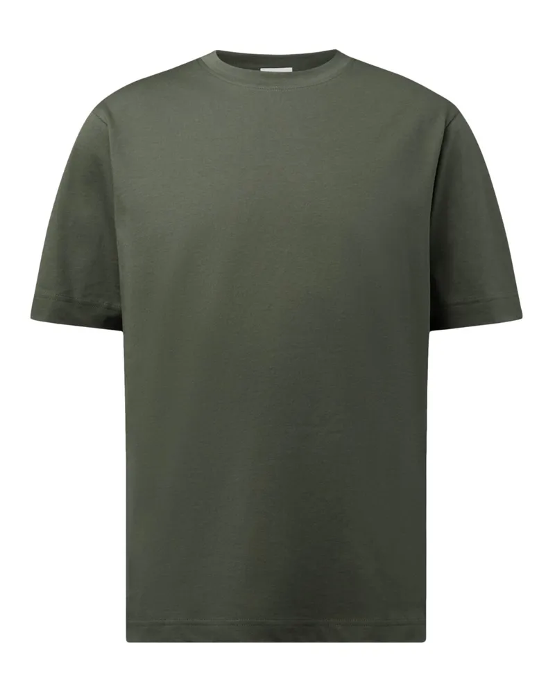 Drykorn Softes T-Shirt in melierter Optik in Oliv