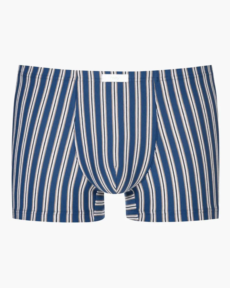 Mey Boxer-Trunks mit Retro-Streifen und Stretch in Blau