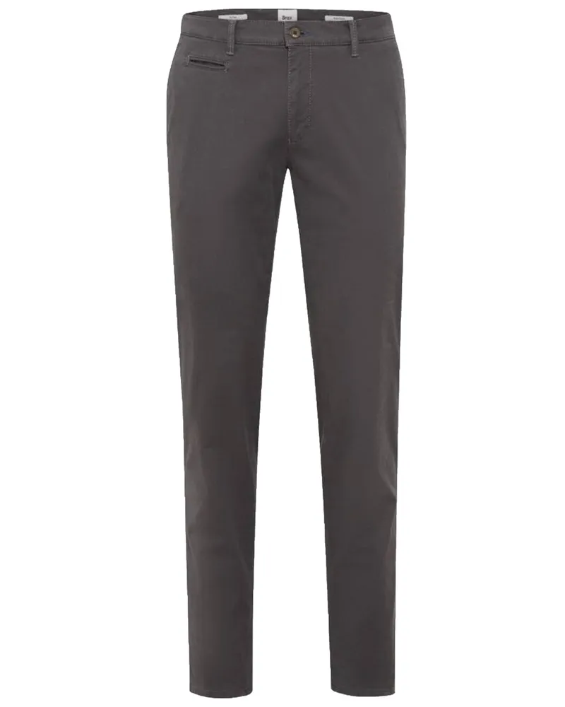 Brax Chino Fabio mit Struktur und Stretch, Modern Fit in Grau