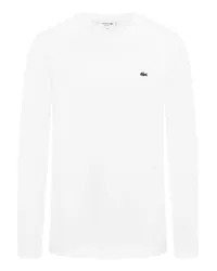 Lacoste Longsleeve aus Pima Baumwolle, Regular Fit Weiß