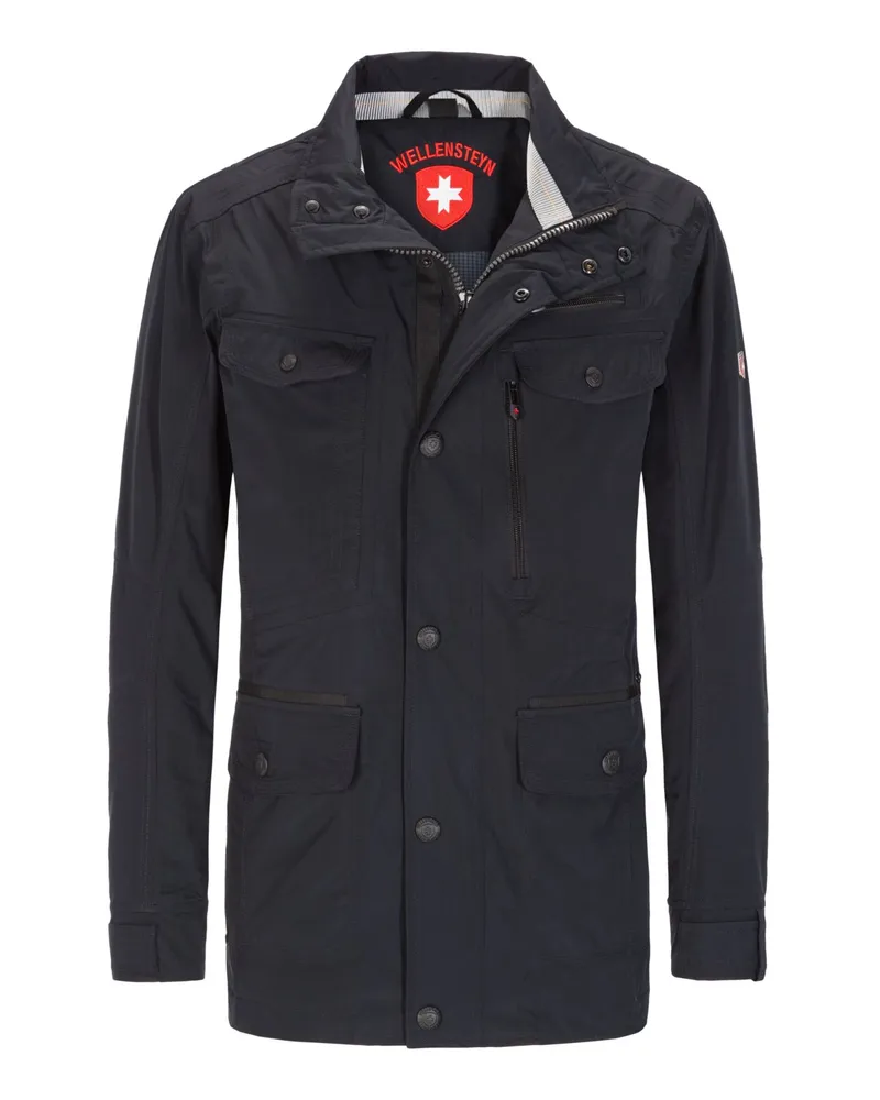 Wellensteyn Fieldjacket Ches mit Logo-Patch Marine