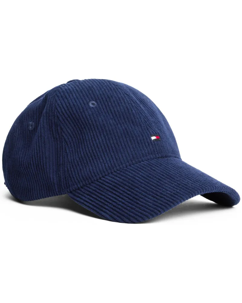 Tommy Hilfiger Cap in Cord-Qualität mit Logo-Aufnäher in Marine