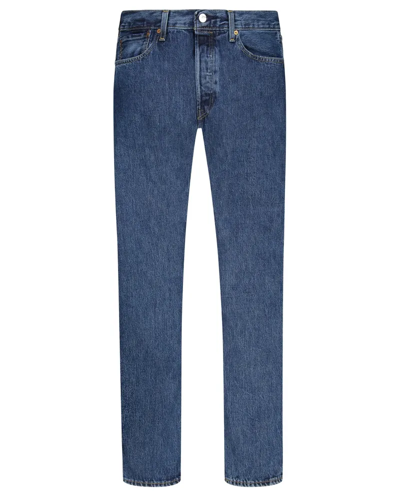 Levi's 501® Raw Denim Jeans, Original in Mittelblau