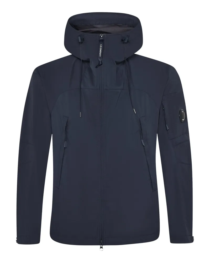 C.P. Company Leichte Kapuzenjacke Pro-Tek mit Logo-Patch am Ärmel in Marine