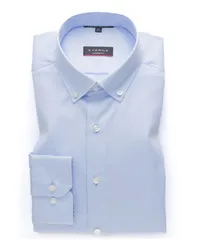 Eterna Hemd mit Button-Down-Kragen, Modern Fit Blau