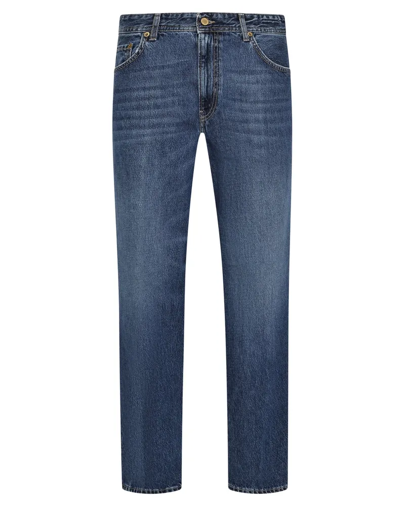 Briglia 1949 Jeans Dennis in dezenter Used-Optik, Loose Fit in Blau