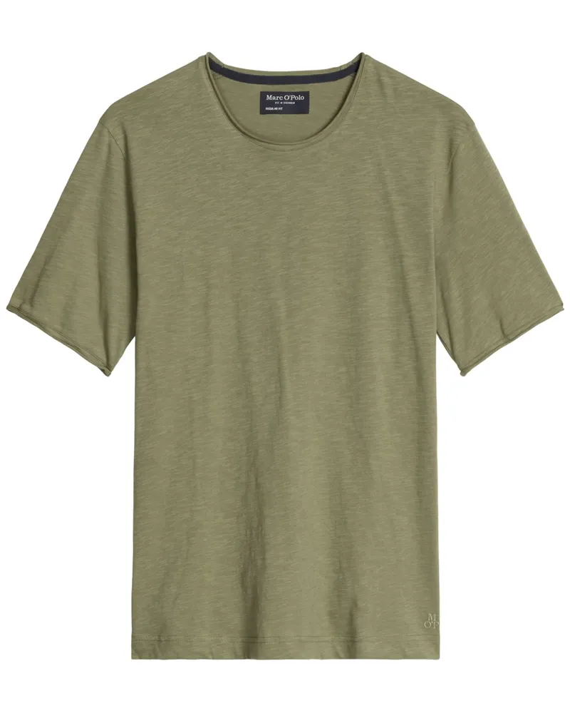 Marc O'Polo Leichtes T-Shirt aus Bio-Baumwolle, Regular Fit in Grün