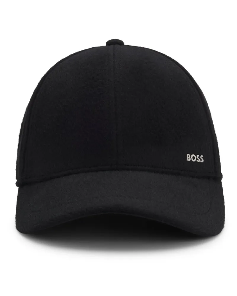 HUGO BOSS Cap aus einem Woll-Mix mit Seidenanteil in Marine