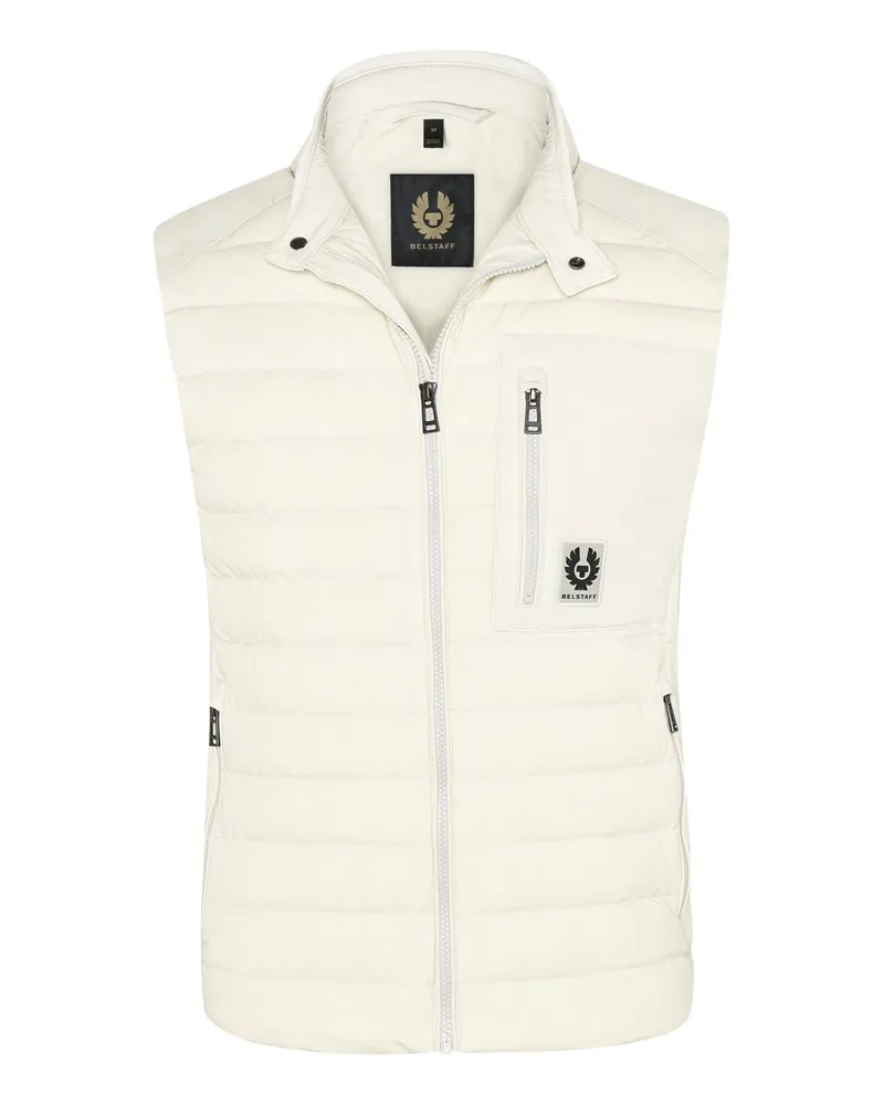 Belstaff Leichte Daunenweste in 4Way-Stretch-Qualität in Offwhite