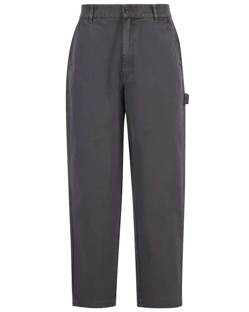 Barbour Workpants aus einem Baumwollcanvas, Relaxed Fit in Grau