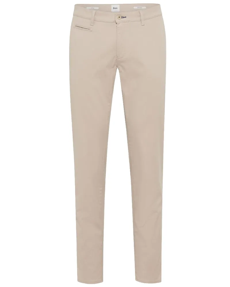Brax Chino Fabio mit Struktur und Stretch, Modern Fit in Beige