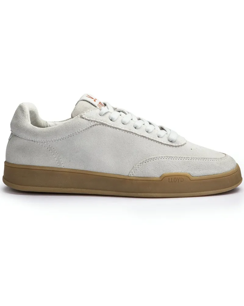 Lloyd Low Top Sneaker Prime aus einem Leder-Mix in Hellgrau