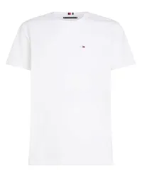 Tommy Hilfiger T-Shirt mit  mit Brusttasche und Logo-Stickerei Weiß