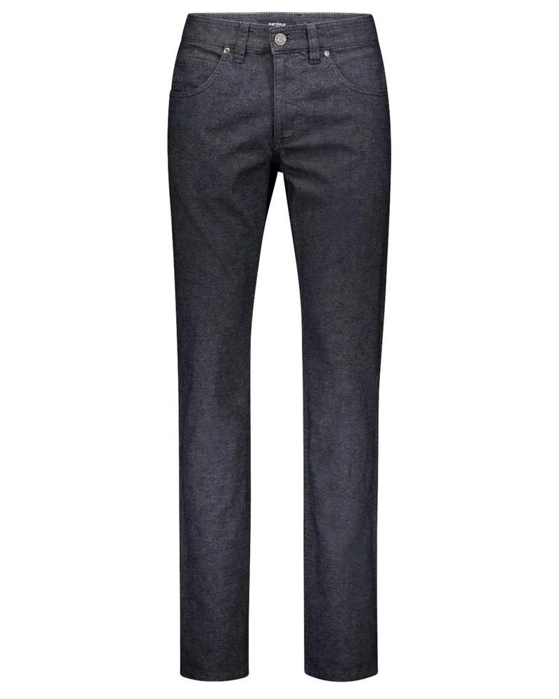Atelier GARDEUR 5-Pocket Flanellhose Bill mit Stretch, Modern Fit in Marine