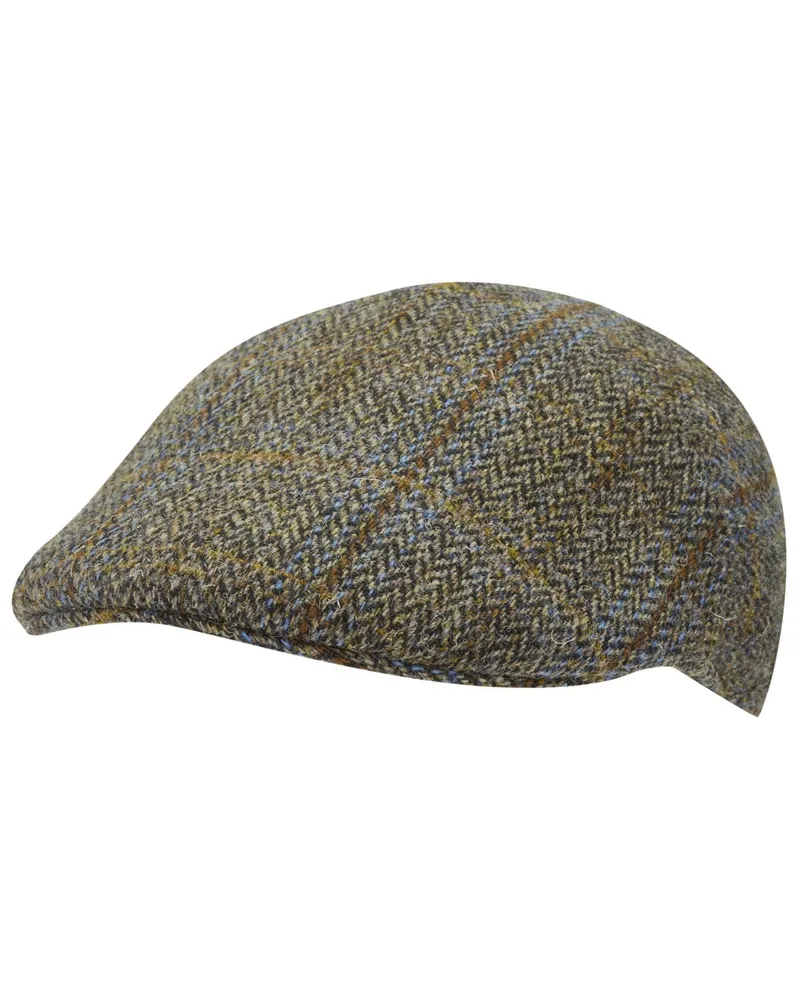 Wellington of Bilmore Harris-Tweed Schiebermütze Henry aus Schurwolle in Beige
