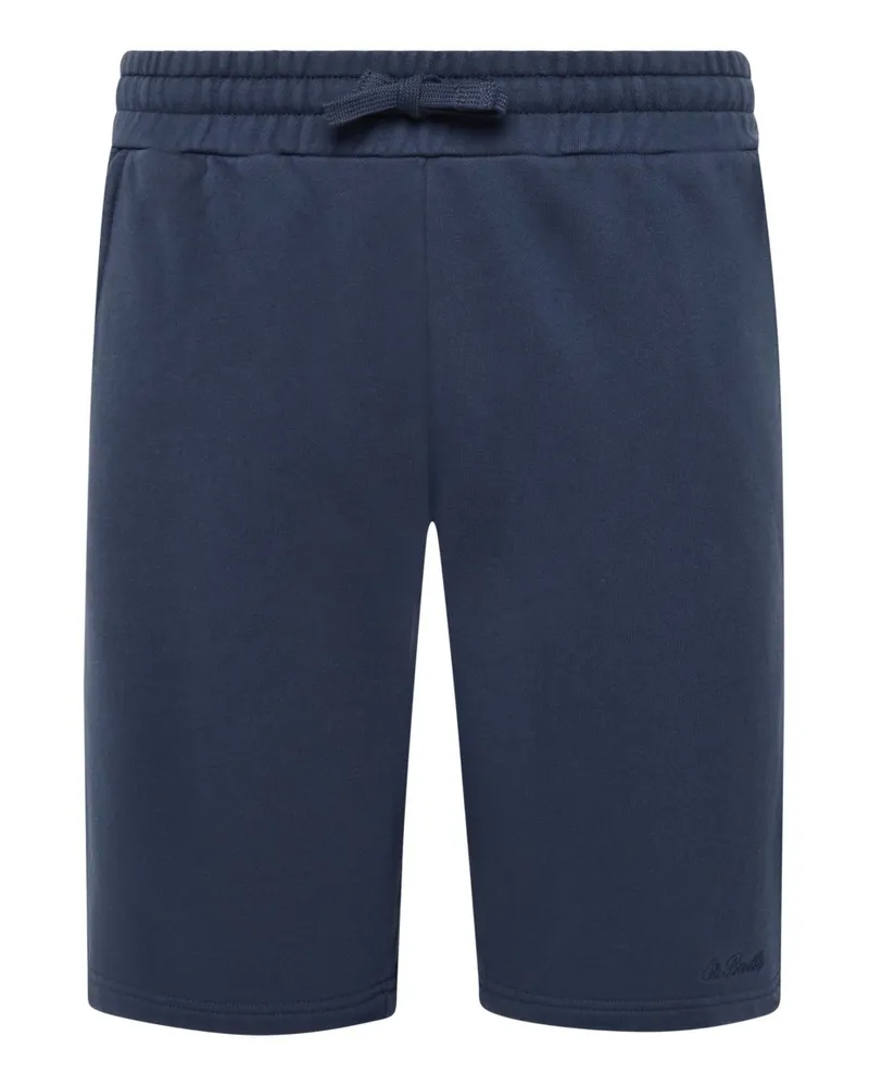 MC2 Saint Barth Sweat-Bermudashorts mit elastischem Bund in Hellblau