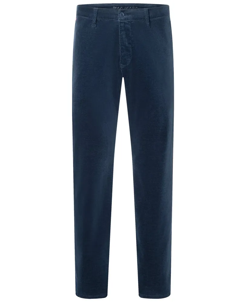 MAC Jeans Driver Chino aus weichem Feincord, Regular Fit in Schwarzblau