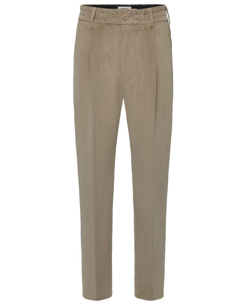 Drykorn Cordhose Chasy mit Bundfalte und Dehnbund, Regular Fit in Braun