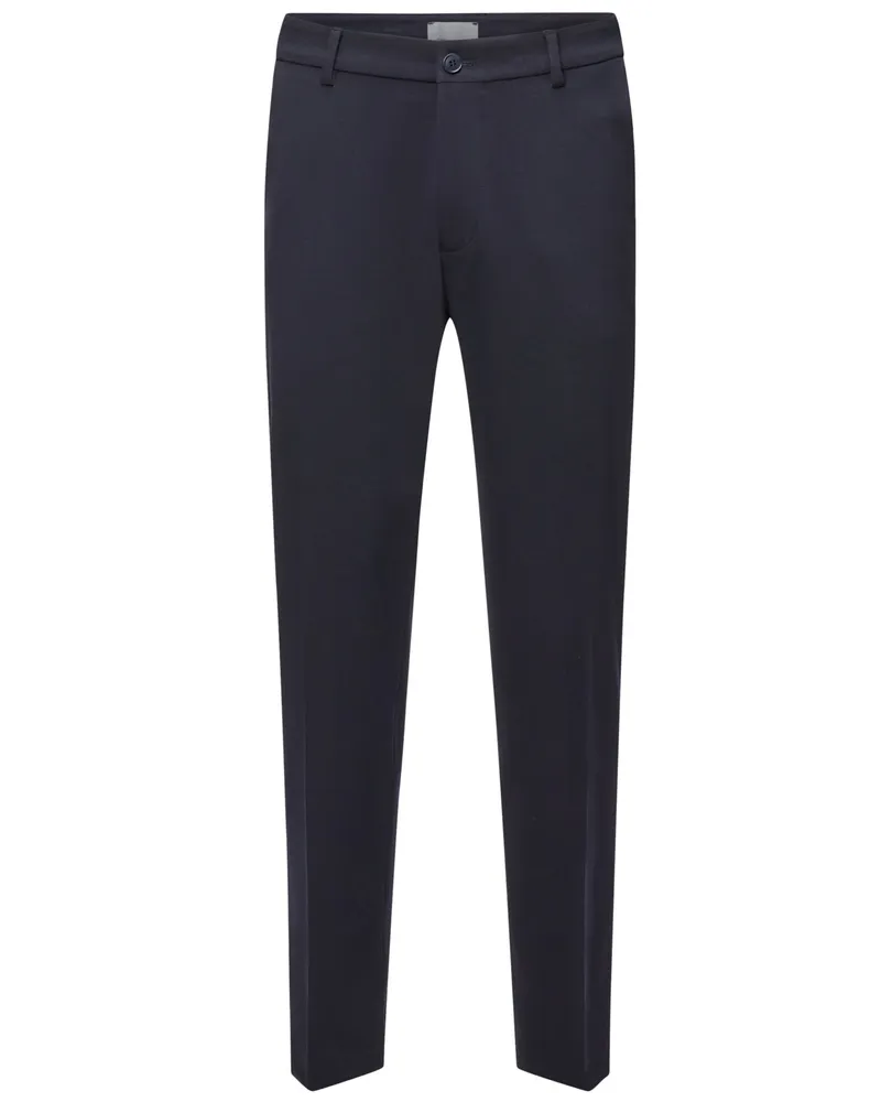 Drykorn Anzughose Drynamic mit 4-Way-Stretch und Struktur in Marine