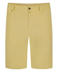 PT TORINO Bermuda aus Baumwoll-Gabardine, Slim Fit Gelb