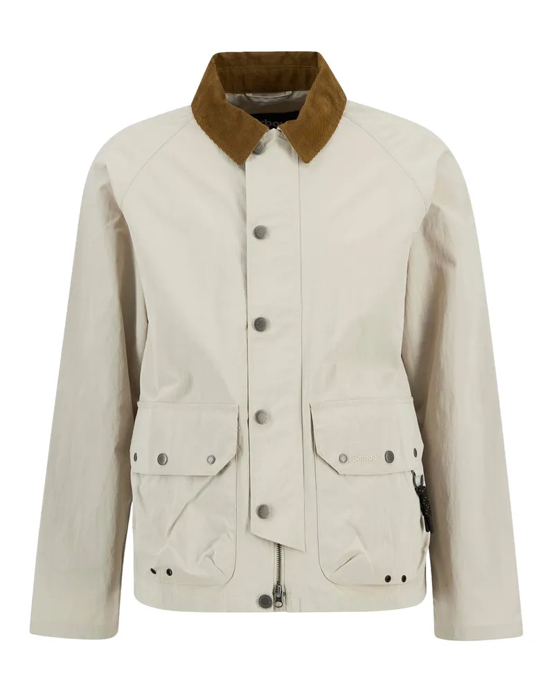 Barbour Freizeitjacke Casual Core mit Coard-Kragen in Beige