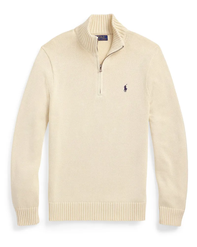 Ralph Lauren Troyer aus Baumwolle mit kleiner Logo-Stickerei in Offwhite