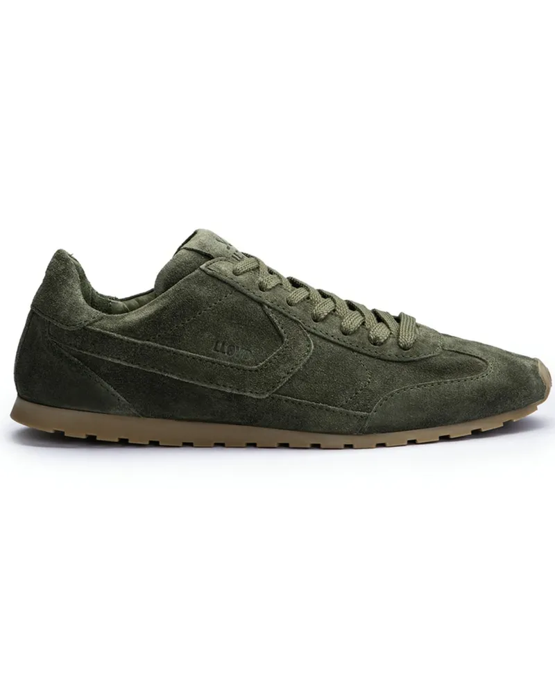 Lloyd Low Top Leder-Sneaker Velocity mit Variofootbed in Oliv