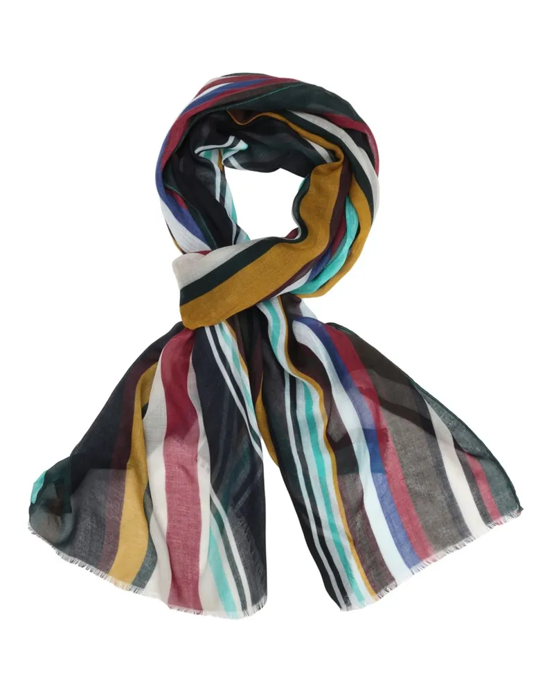 DANTE Softer Sommer-Schal mit Streifenmuster aus Modal in Ohne