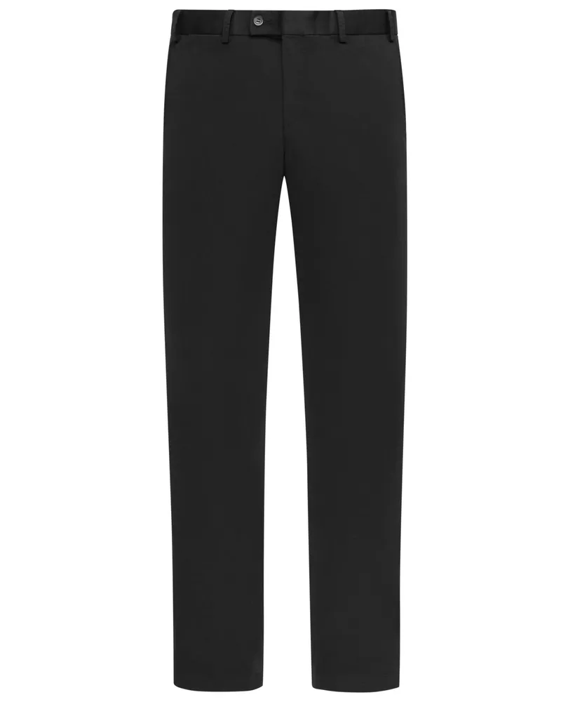 Hiltl Chino Parma mit Stretchanteil, Regular Fit in Schwarz