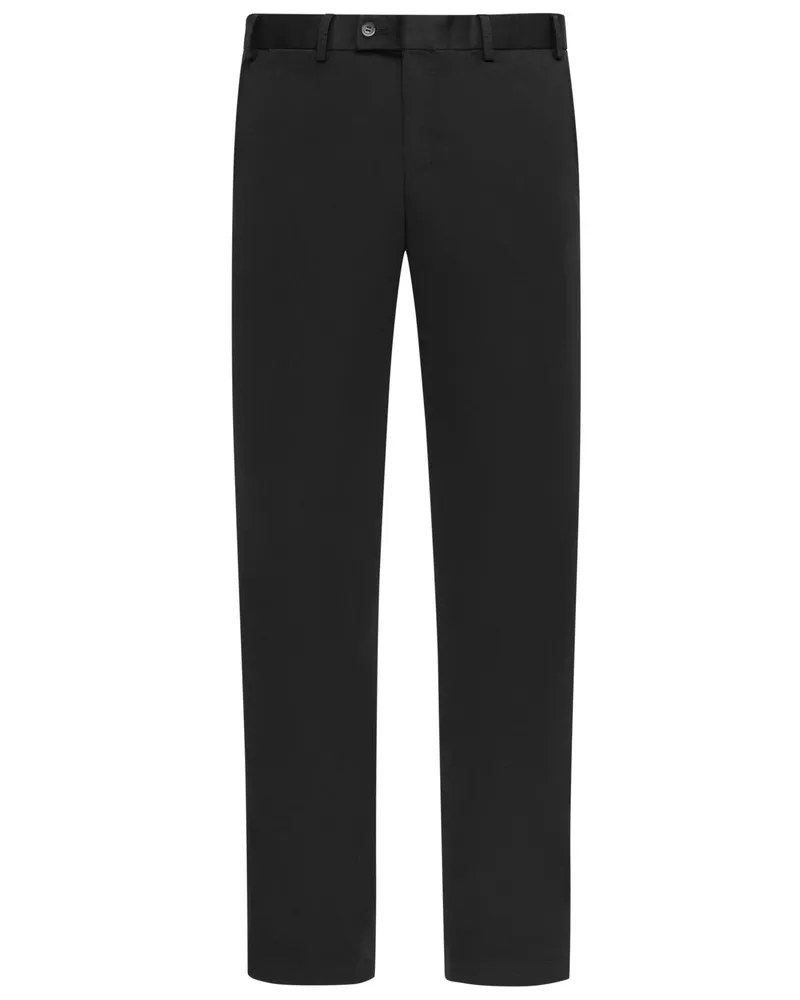 Hiltl Chino Parma mit Stretchanteil, Regular Fit in Schwarz