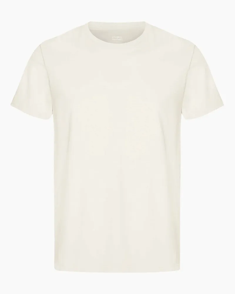 COLORFUL STANDARD Leichtes T-Shirt aus Bio-Baumwolle in Offwhite