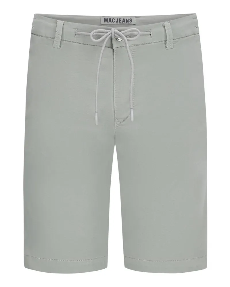 MAC Jeans Stretch-Shorts aus einem Baumwoll-Mix in Hellgrau