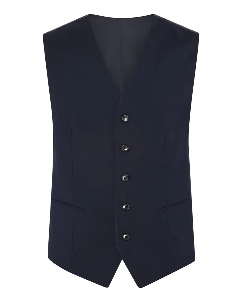 Tiger of Sweden Anzugweste aus einem Woll-Stretch-Mischgewebe, Slim Fit in Marine