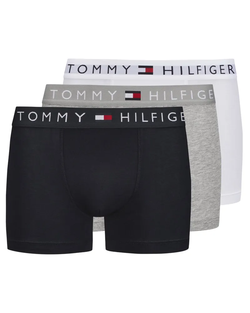 Tommy Hilfiger 3er Pack Trunks mit Logo-Bund in Multicolor