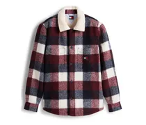 Oversized Fit Overshirt mit Teddy-Kragen in