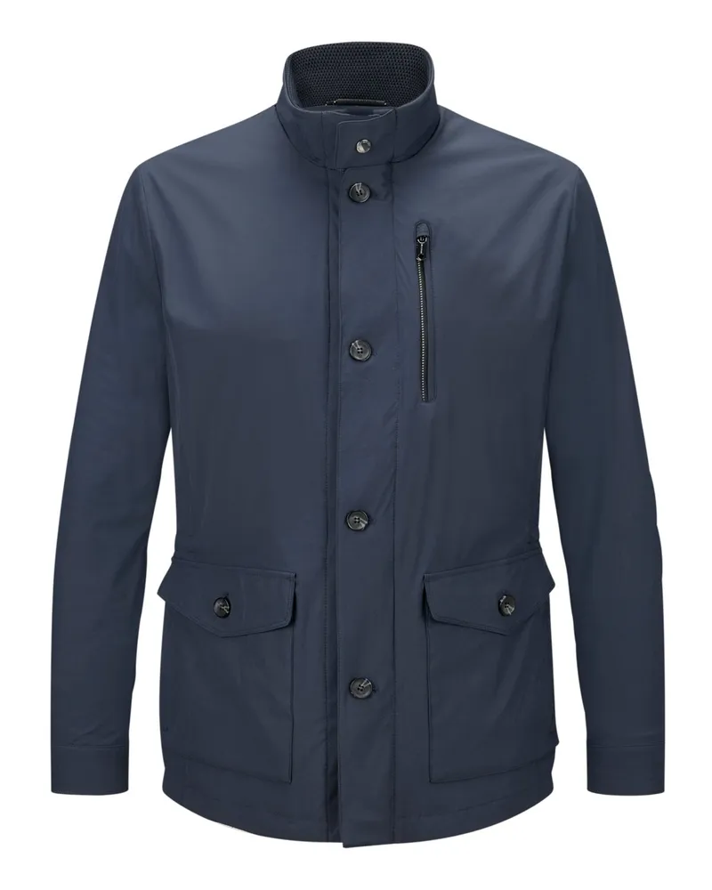 Milestone Fieldjacket mit Stretch und Logo-Aufnäher in Marine