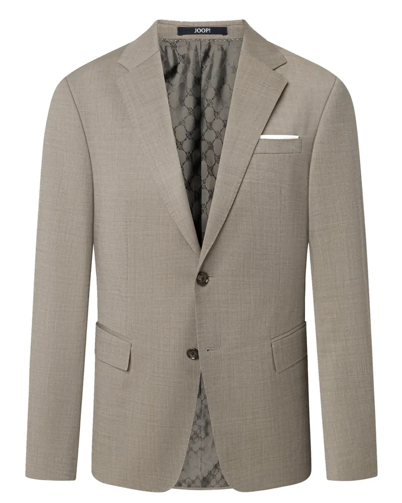 JOOP! Anzugsakko mit feinem Muster und Stretch, Slim Fit in Beige