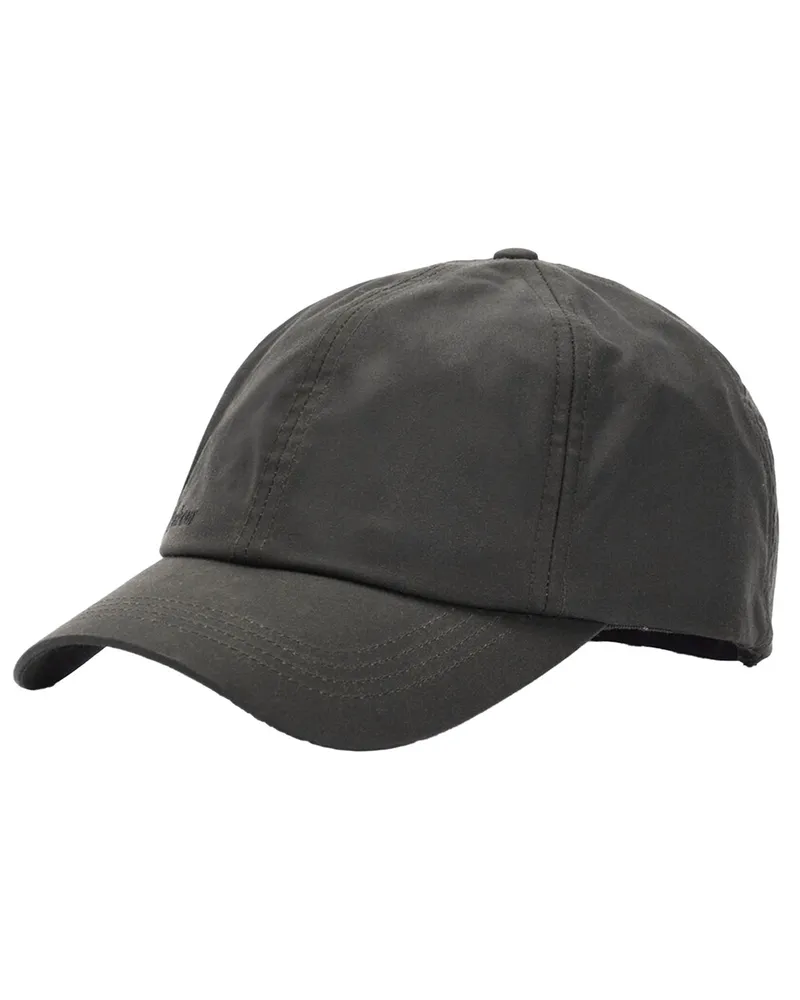 Barbour Unifarbene Cap mit kleiner Logo-Stickerei Grün