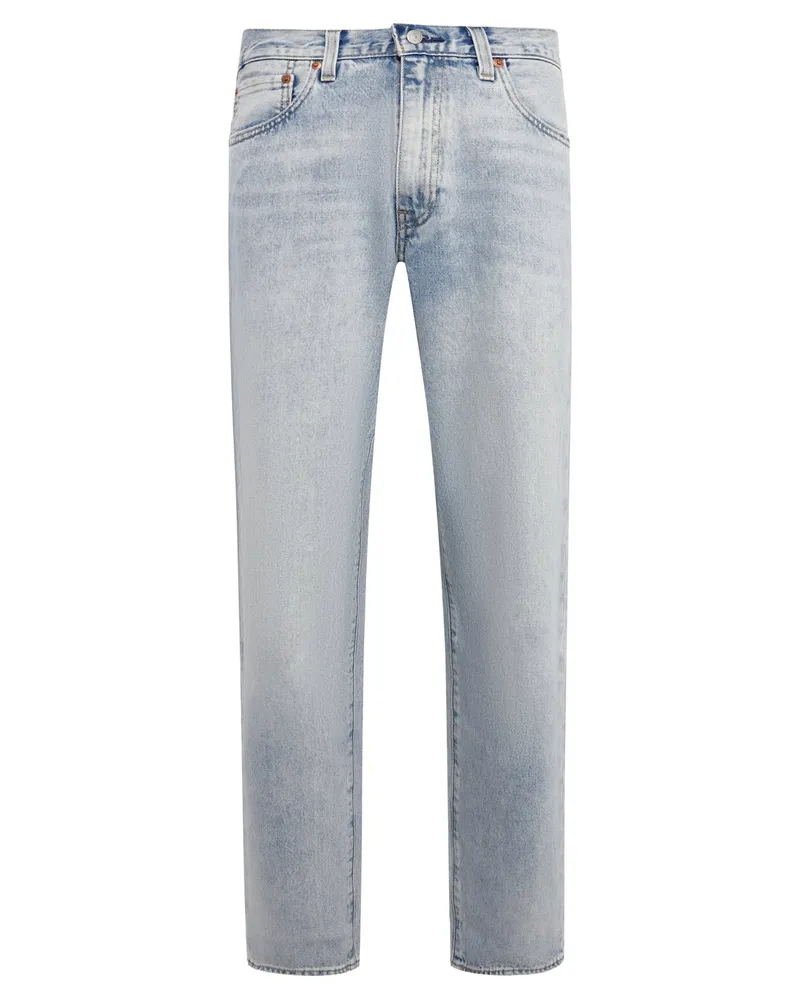 Levi's Jeans 568 in Bleached-Optik, Loose Straight Fit in Blau