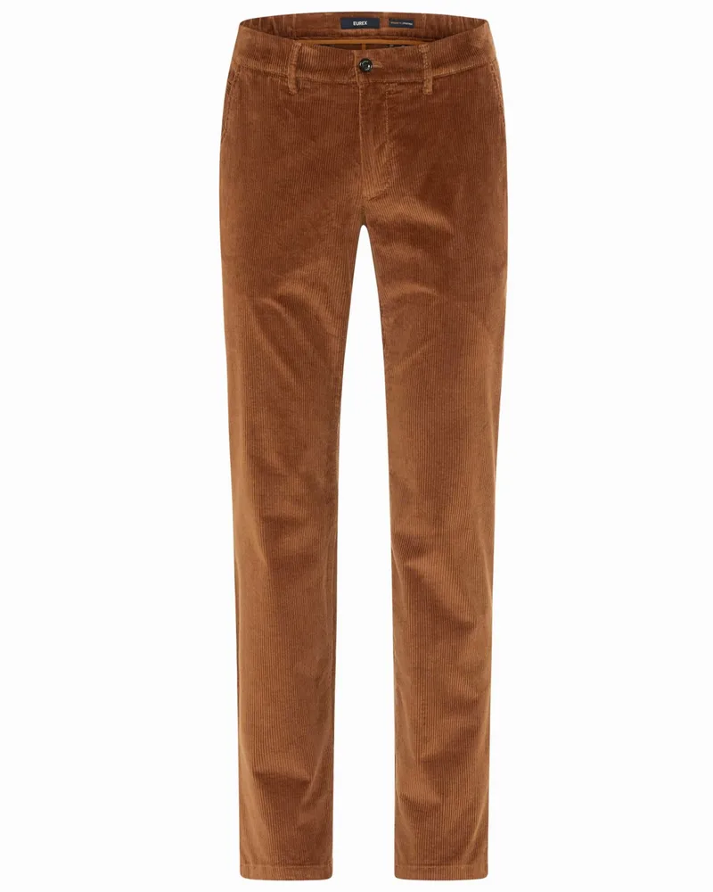 Eurex by Brax Cordhose Thilo mit Lyocell und Stretch, Regular Fit in Cognac