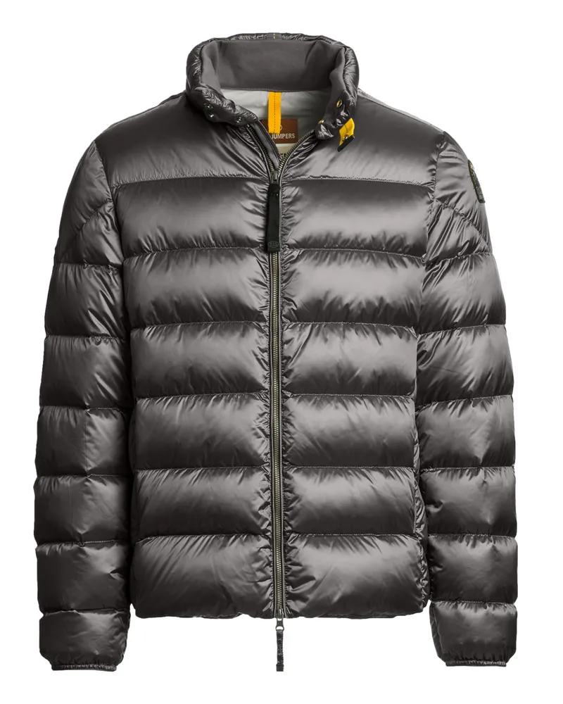 Parajumpers Gesteppte Daunenjacke Dillon in Glanz-Optik in Anthrazit